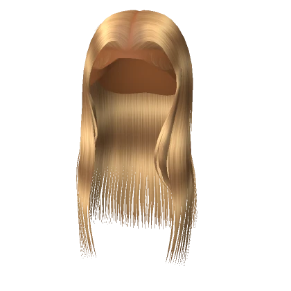 𝓖 Blonde Middle Part Silk Press Lace