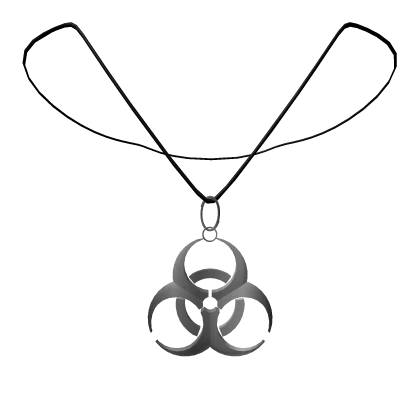 Silver Biohazard Necklace [1.0]