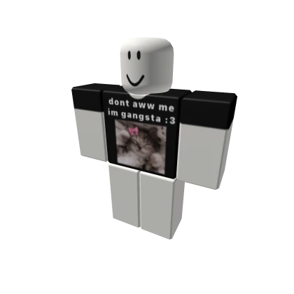 dont aww me im gangsta :3