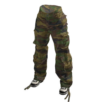 Camo Urban Baggy Camo Cargos