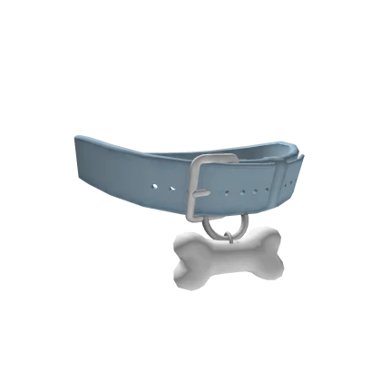 Baby Blue Bone Collar