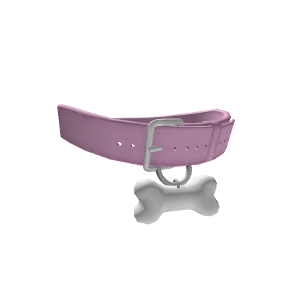 Pastel Pink Bone Collar