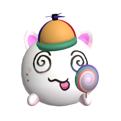 Lollipop Puff Cat