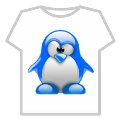 Blue penguin shirt