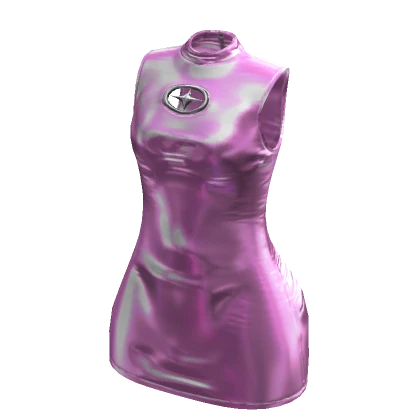 ToT Pink Chrome Mini Dress