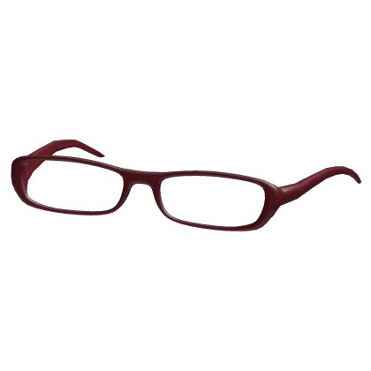 Y2K Office Siren Glasses | Red