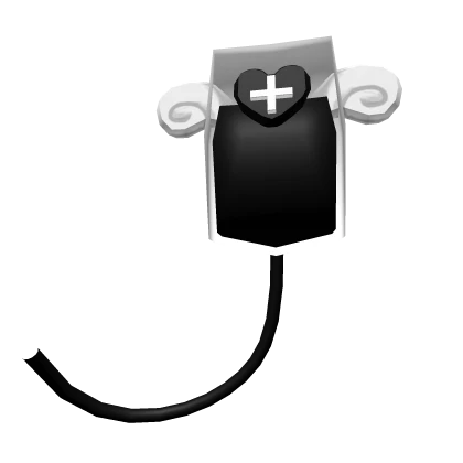 ♡ black cutecore medical bag ♡