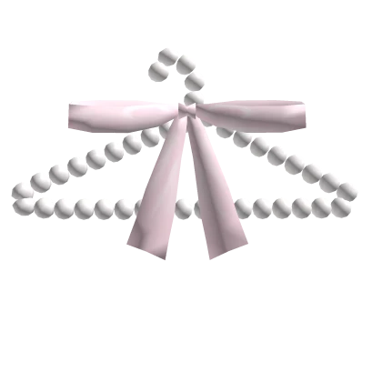 ꒰┊cutesy hanger w pink bow