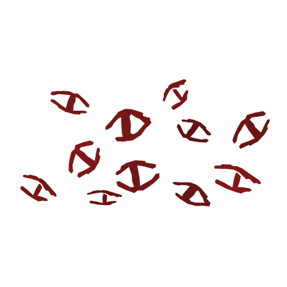 Red Scary Eyes 👁️ 