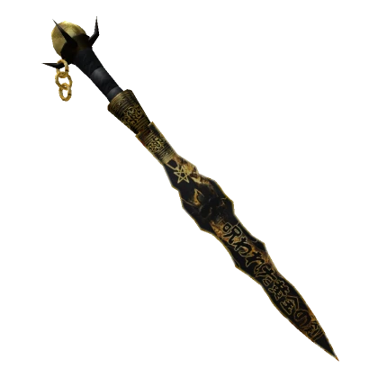 Gold and Black Infernal Undead Sword [ADDON]