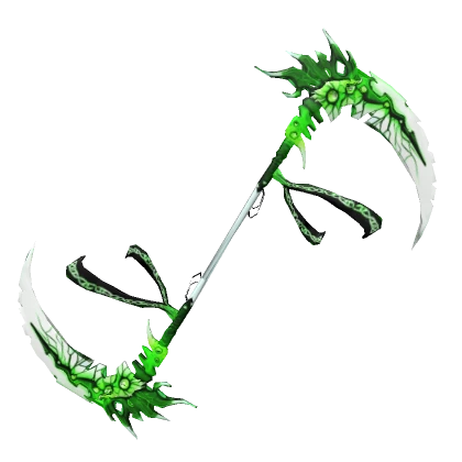 Green Verdant Dual Bladed Scythe