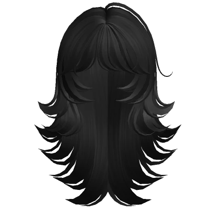 Shy Swirly Hair (Black)