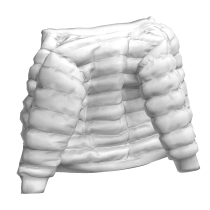 Puffer Jacket on Shoulder White 1.0