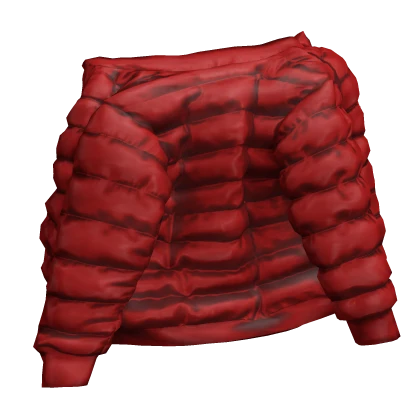 Puffer Jacket on Shoulder Red 1.0