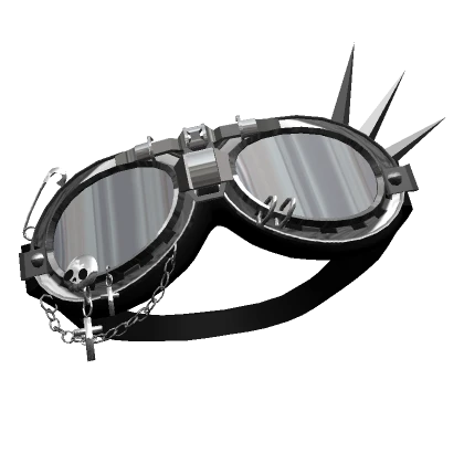 Black&White Tilted Punk Goggles