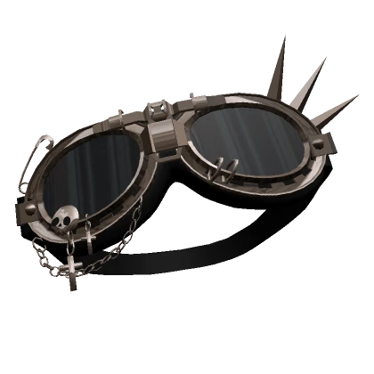 Brown Tilted Punk Goggles