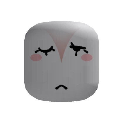 solemn facial crested face