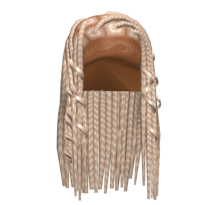 Side Part Boho Braids in Blonde