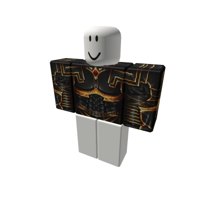 Black & Gold Kleos Imperium Armor Top