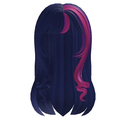 twilight pony swirly straight long anime hair