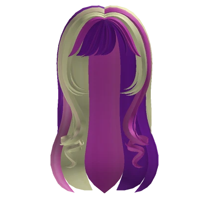 cadance pony swirly straight long anime hair