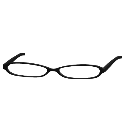 Y2K Office Siren Nerd Glasses in Black