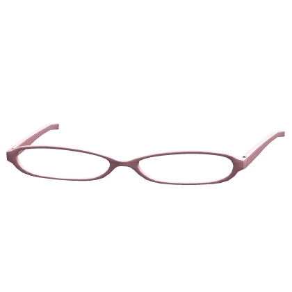 Y2K Office Siren Nerd Glasses in Pink