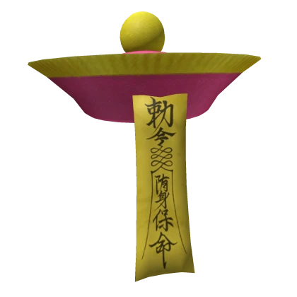 Chinese Talisman Zombie Hat