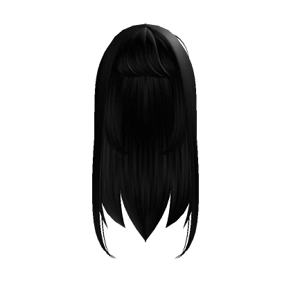 Black Emo Anime Girl Hair