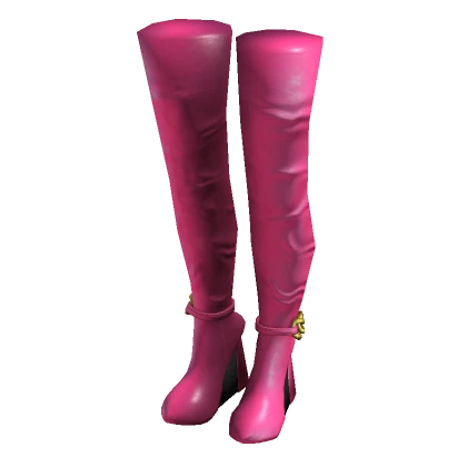 Pink High Heels Boots