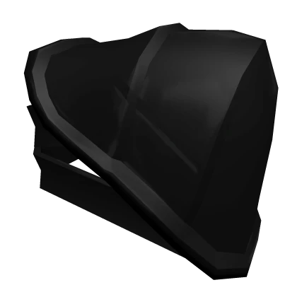 Black Medieval Knight Left Pauldron