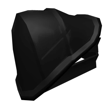 Black Medieval Knight Right Pauldron