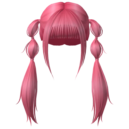 Fluffy Bubble Pigtails (hot pink)