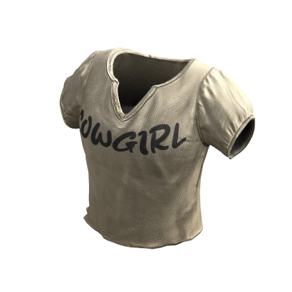 y2k Crop Top - Cream