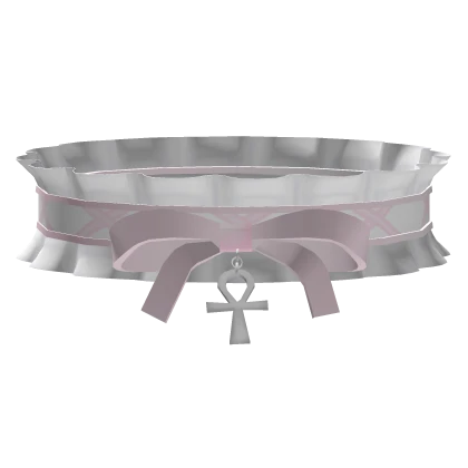 ♡ delicate baby pink maid collar
