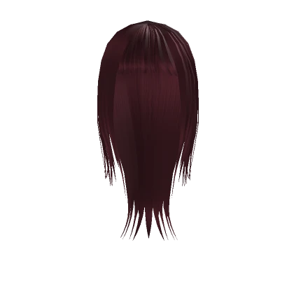 wispy vampire goth hair red