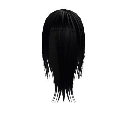 wispy vampire goth hair black