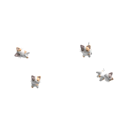 [1.0] ♡Cute smol calico cats attack ambush arms 🐱