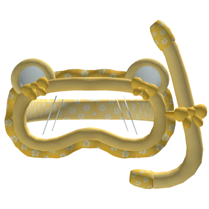 Caring Yellow Bear Snorkel