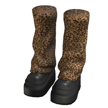 Y2k Leopard Boots