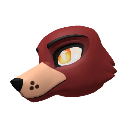 Maroon Fox Head