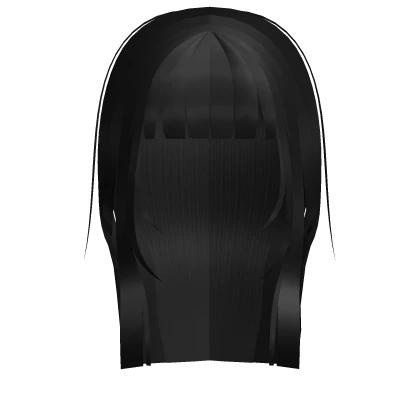 ♡ soft black hime cut
