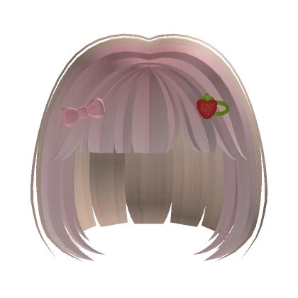 ♡ Cute Short Strawberry (Pink & Blonde)