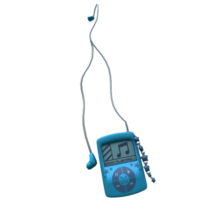 MP3 Player Vintage Retro Cool Y2K Blue