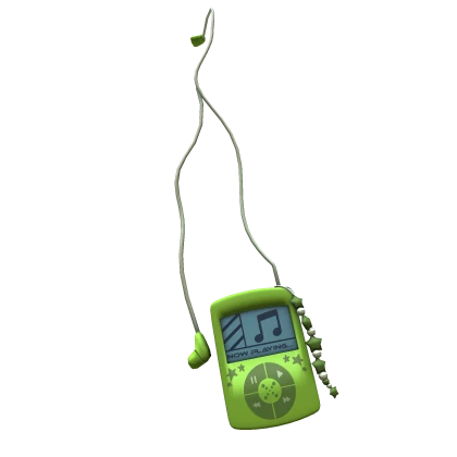 MP3 Player Vintage Retro Cool Y2K Green