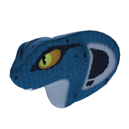 Azure Cobra Snake Head