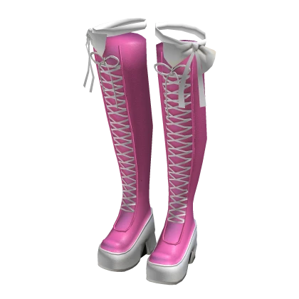 Stunning Pink Boots