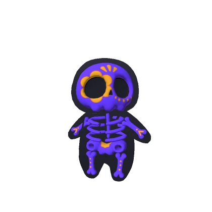 Mini Yellow Sugar Skull Plushie (RECOLORABLE)