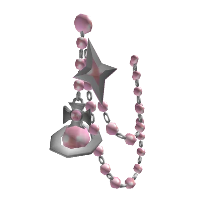 Pink Pearl Star Orb Waist Chain v2