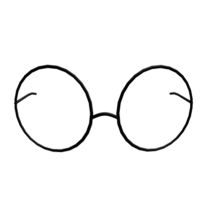 Black Circle Glasses Kemono Female (Chibi Head)